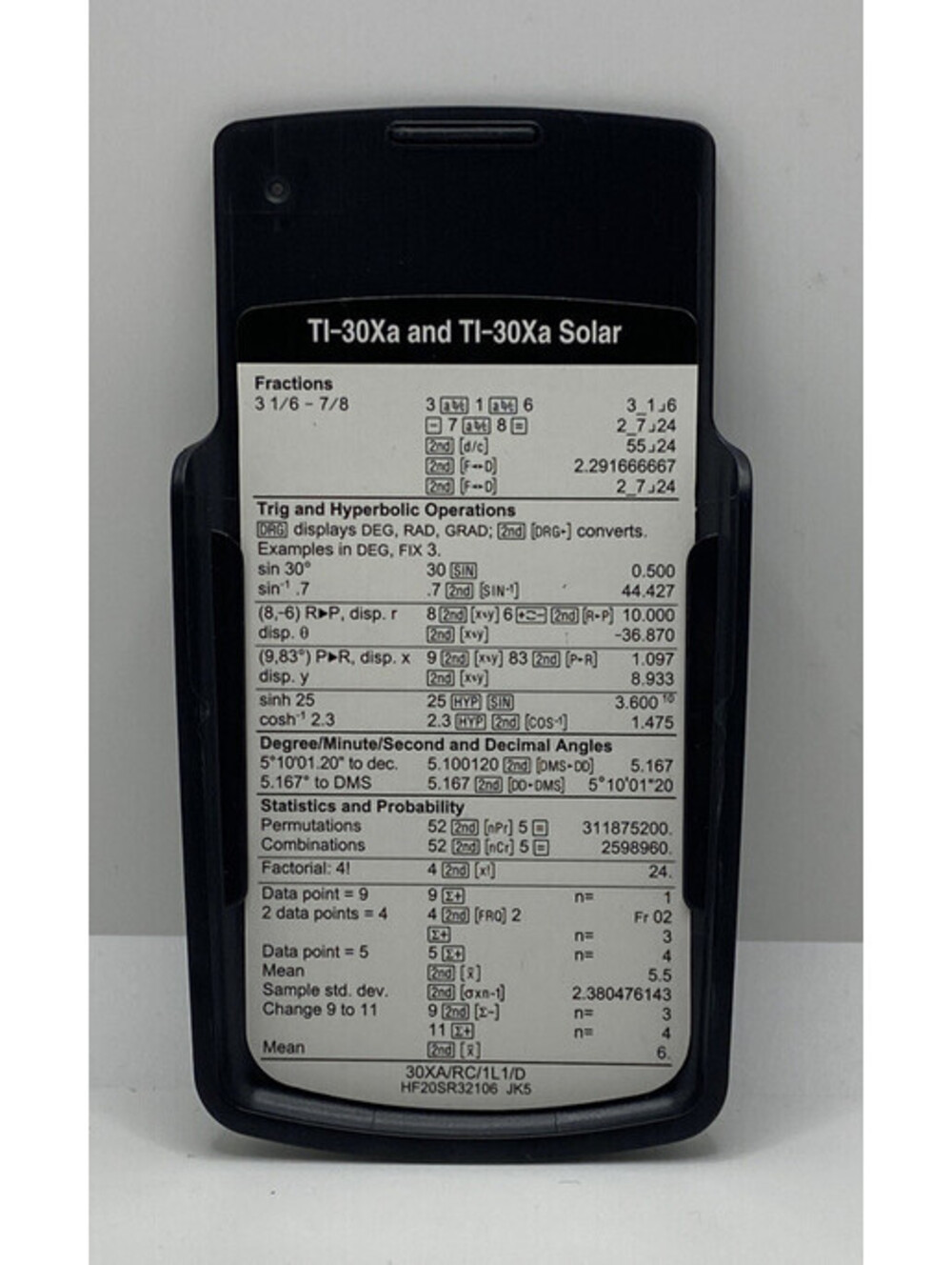 Texas Instruments TI-30Xa Scientific Calculator [Tested - Works] - Picture 4 of 4